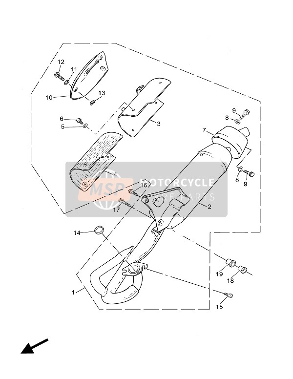 90201061A500, Washer, Bord (4H7), Yamaha, 2